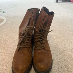Steve Madden Brown Lace Up Boots